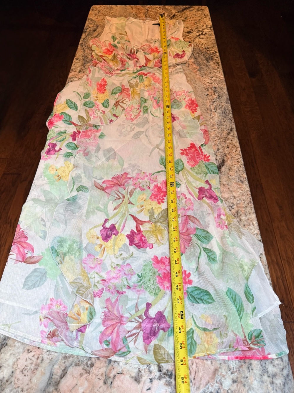 Zara Floral Side Cutout Maxi Dress | Size Small | Romantic Cottagecore  Dress - Picture 11 of 15